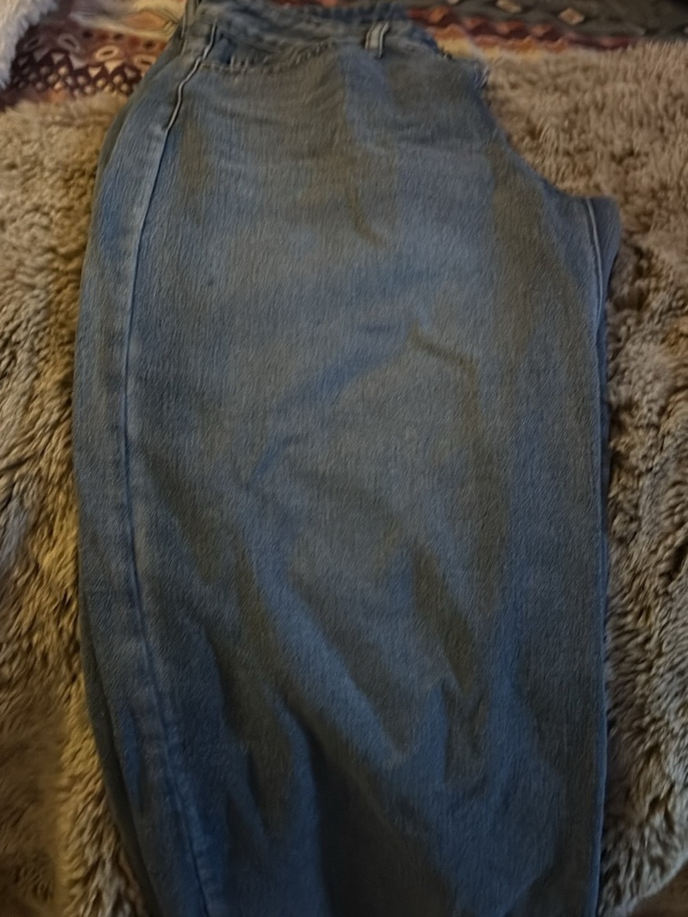 American Eagle Outfitters High-Rise Jeans - Dark Blue Wash
